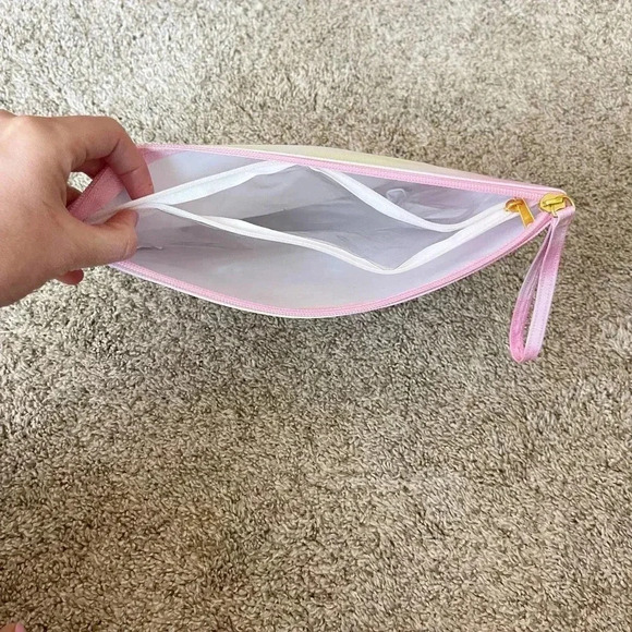 Poolside Womens Tie Dye Water Resistant Travel Organizer Pink Pouch One Size - Picture 7 of 11